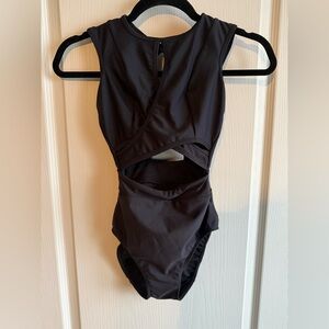 Five Dancewear Black Leotard